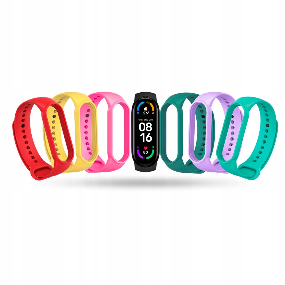 OPASKA PASEK do Xiaomi Mi Band 5 - 23 KOLORY Długość 60 mm