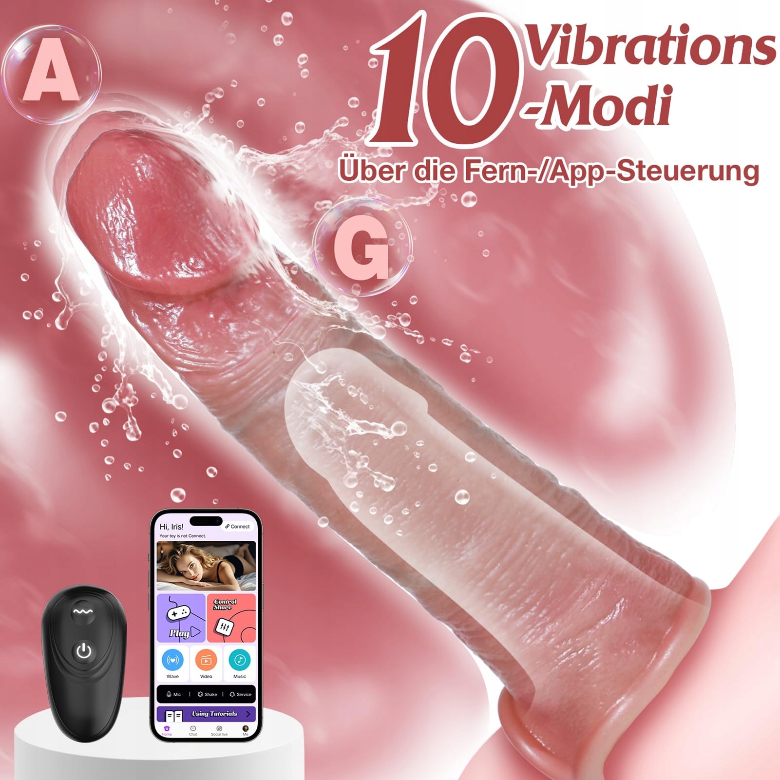 EXTREME PENISRING Wibrator Dla Mężczyzn Z 10 Trybami Wibracji — miniatura 2