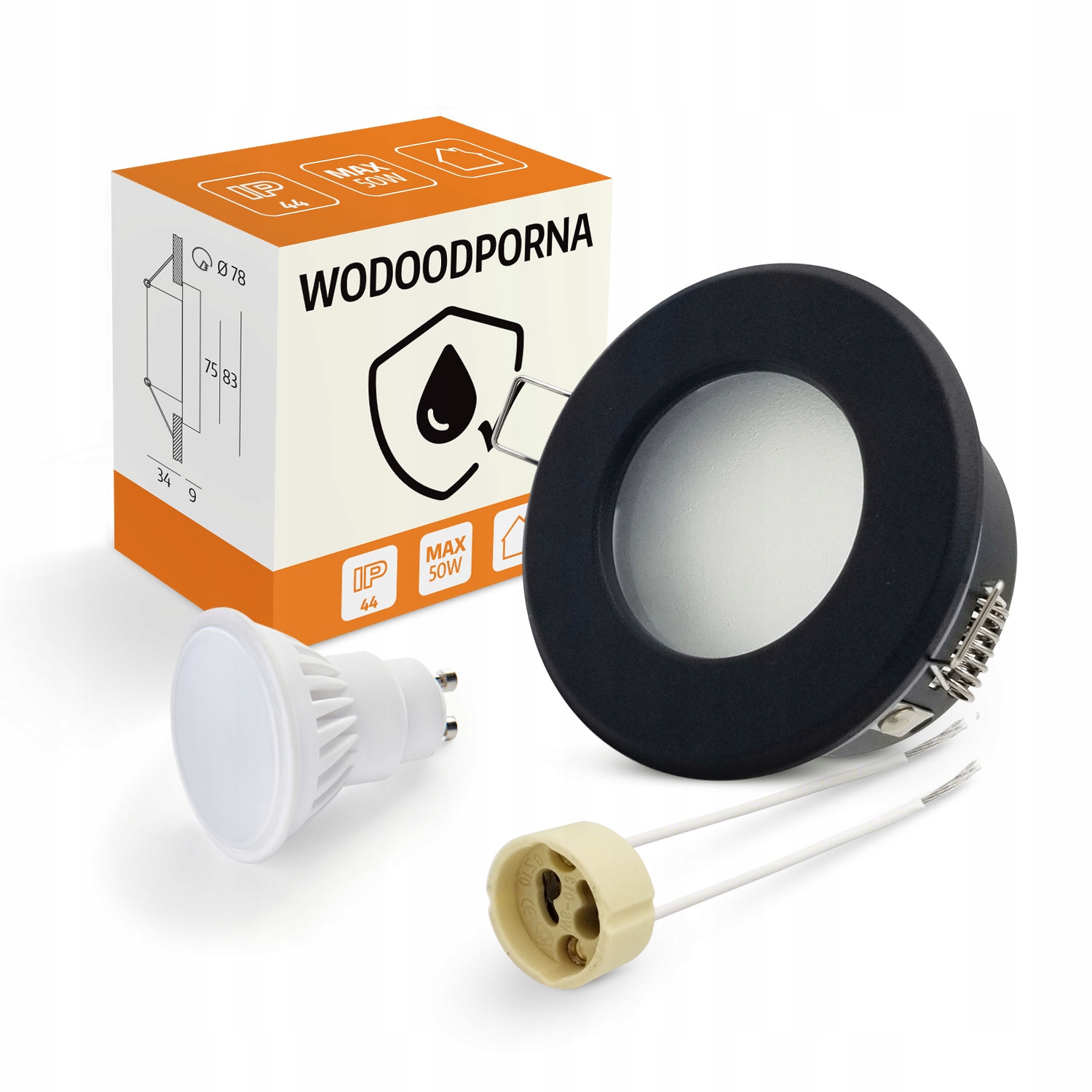 

Oprawka Oczko Halogenowe Do Podbitki Żarówka Led