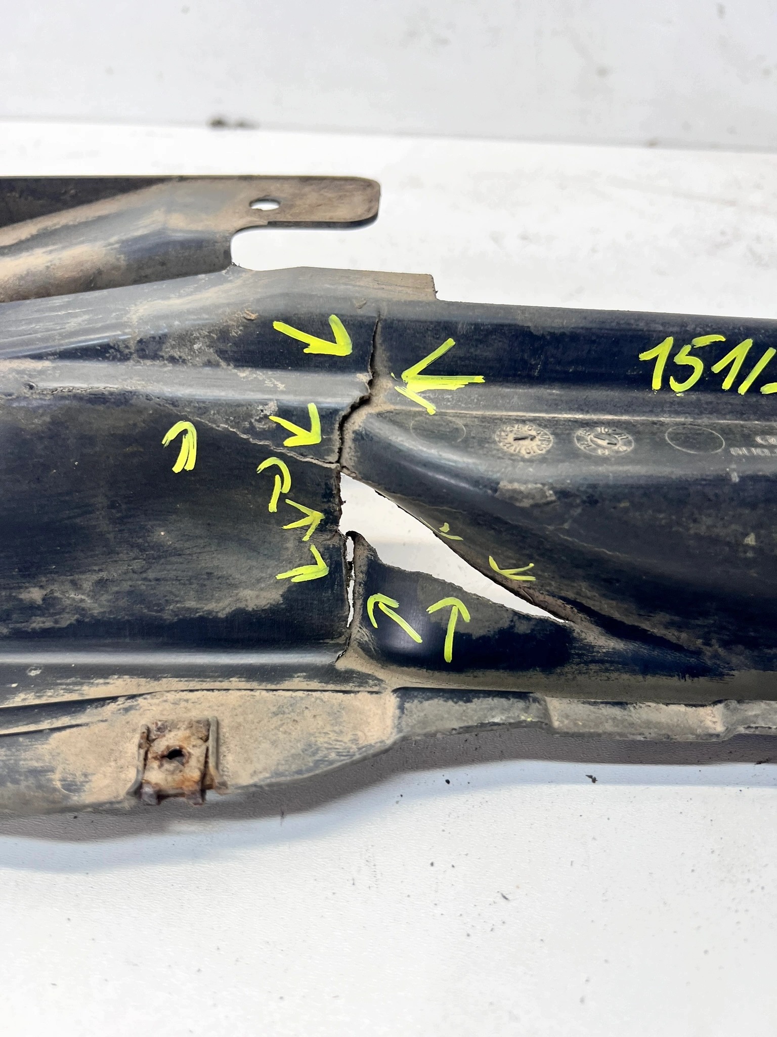 blende abdeckung unterfahrschutz heck AUDI Q3 8U0825213D 151/26