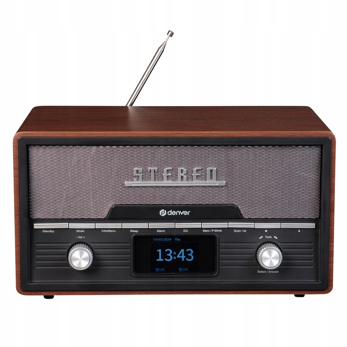 Mikrosystém s Bluetooth CD s Fm/dab+ rádiom Denver MDA-525
