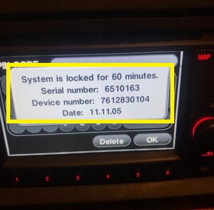 Odkódování kód rádia Suzuki SX4 Ignis Bosch