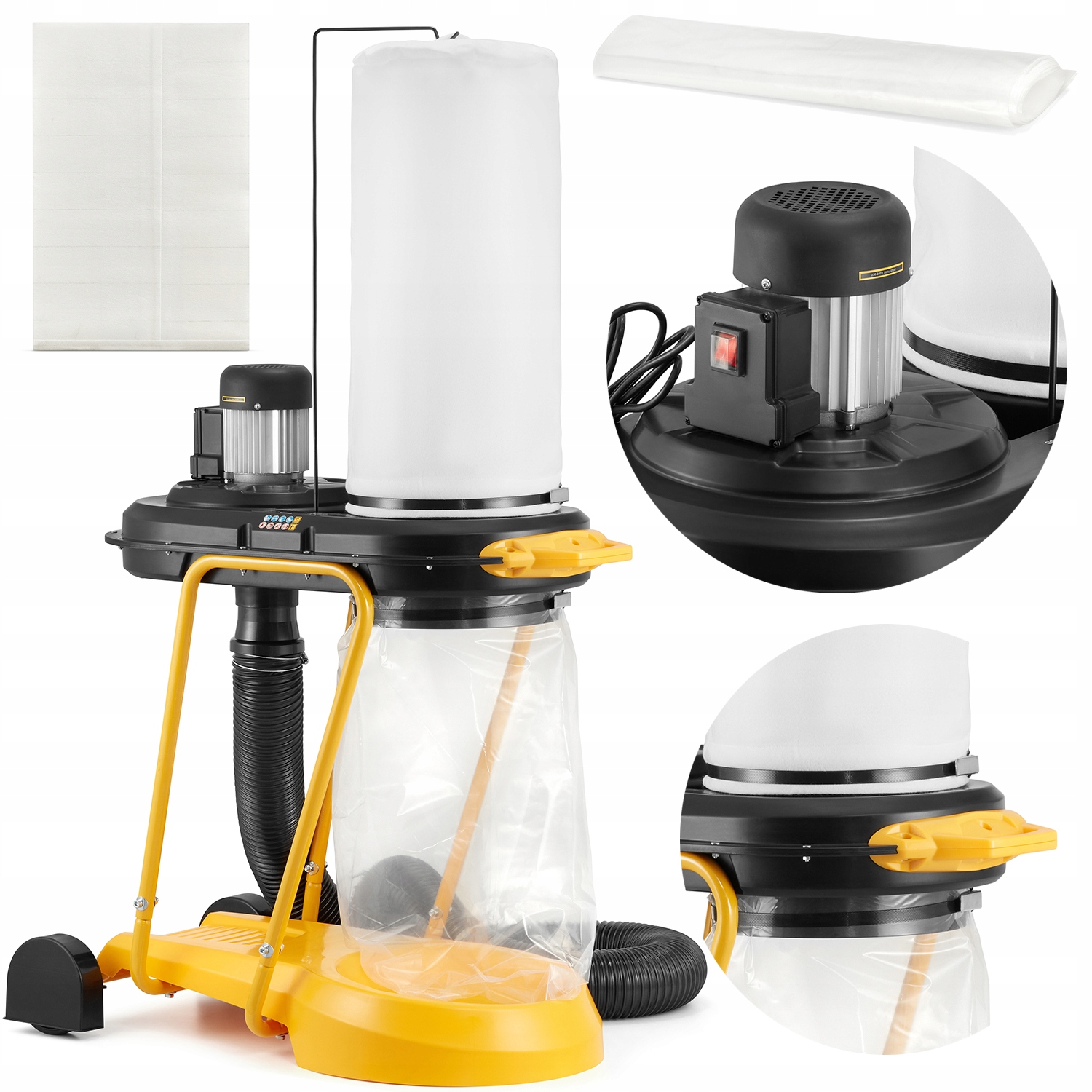 Odsávač prachu a pohlcovač třísek 1150 m3 Higher