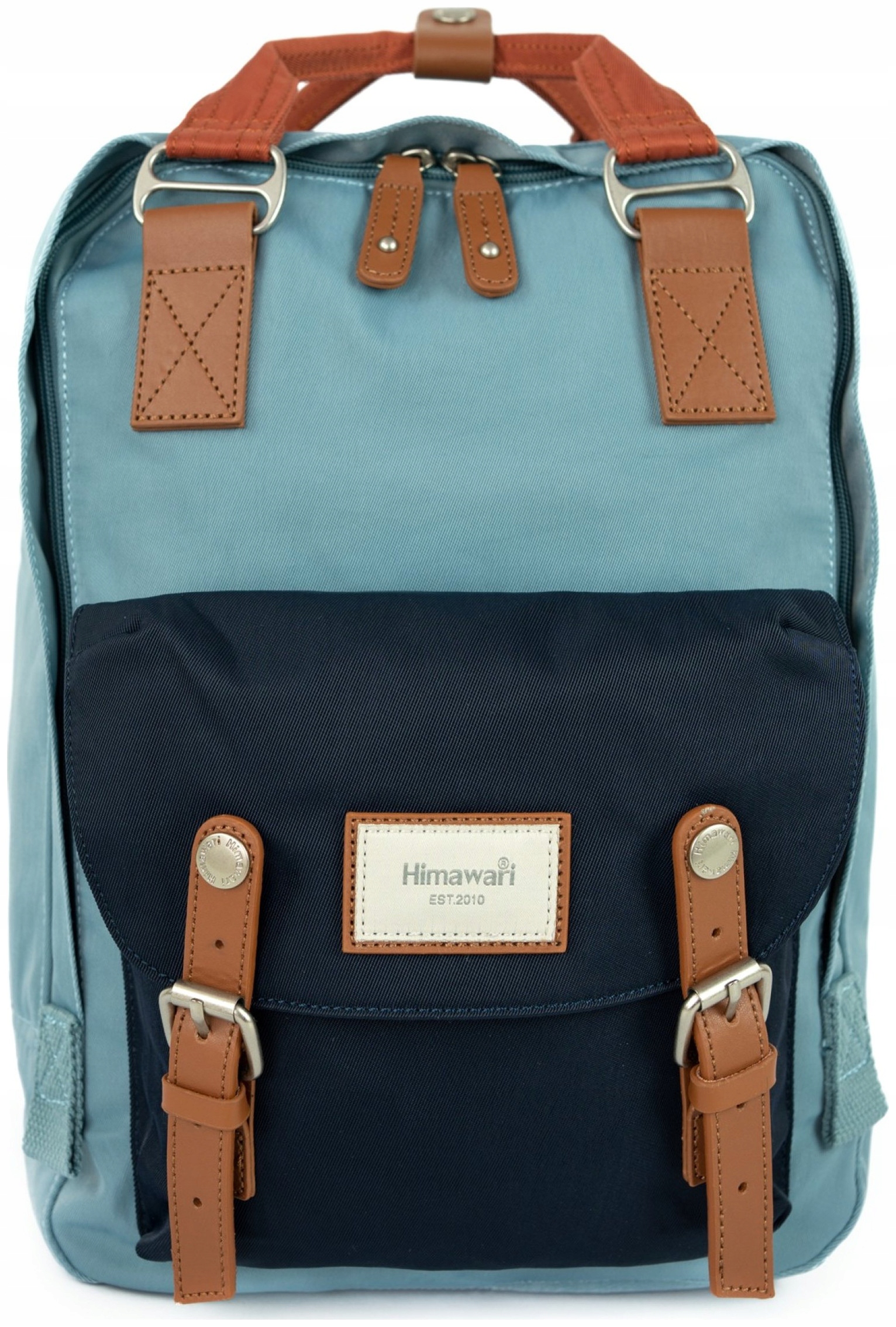 Batoh na notebook Himawari Double Autumn S – do práce, světle modrý