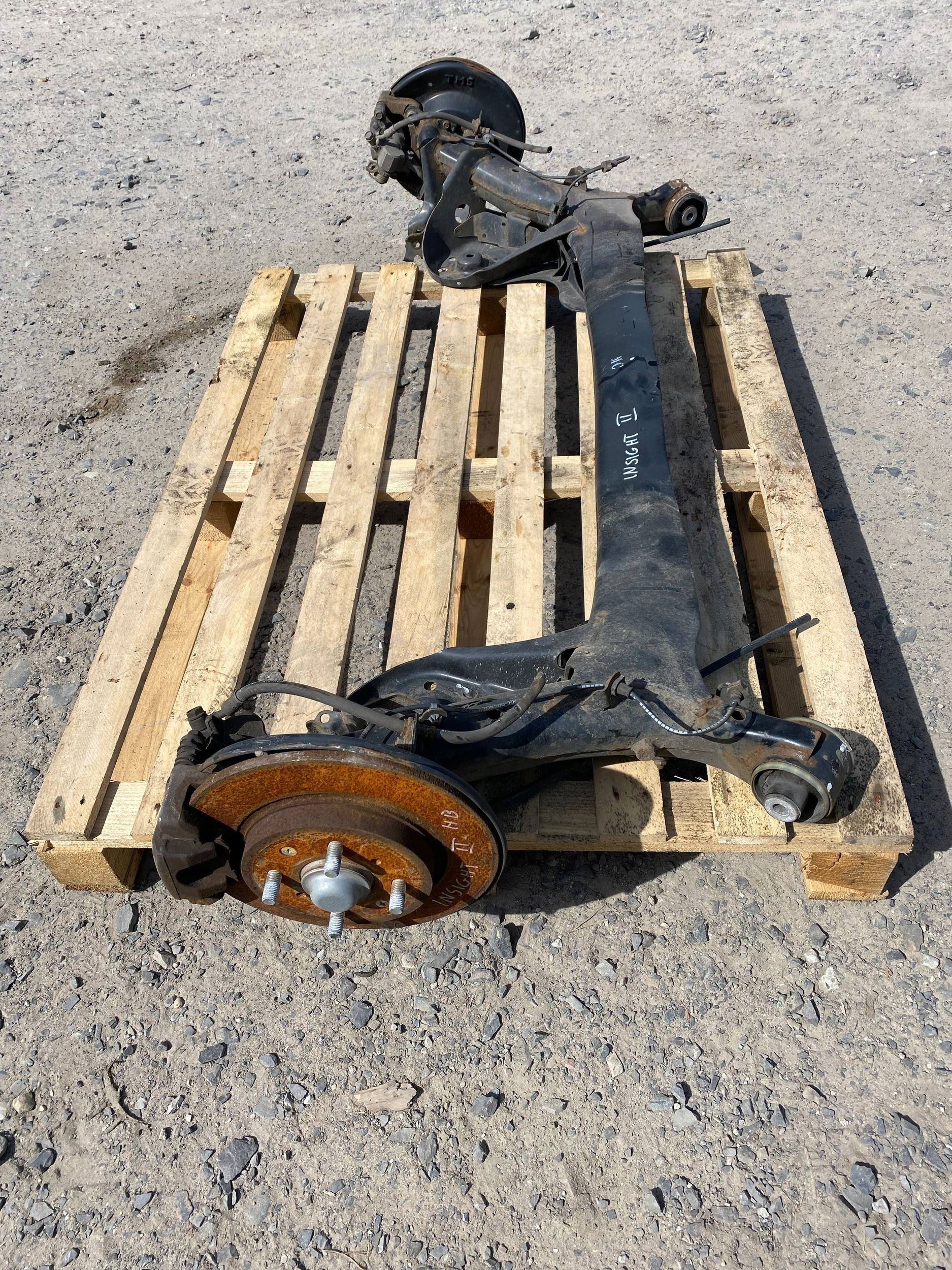 HONDA INSIGHT II 5D sider complete sususpension rear part rear.