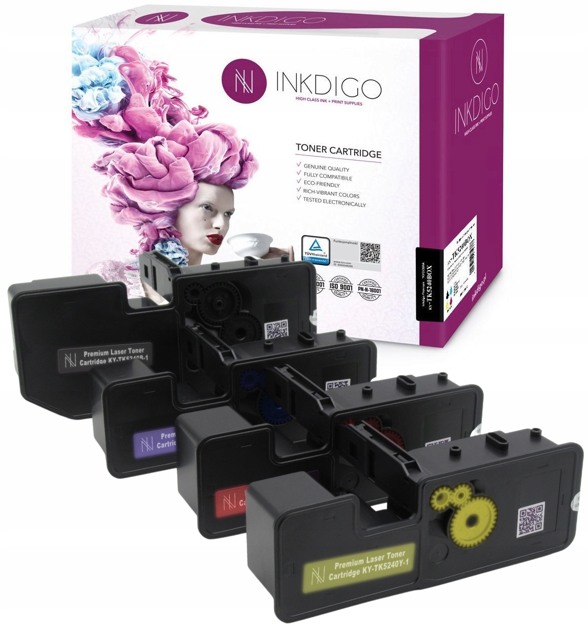 

4x Toner do Kyocera TK5240 M5526 M5526cdn M5526cdw
