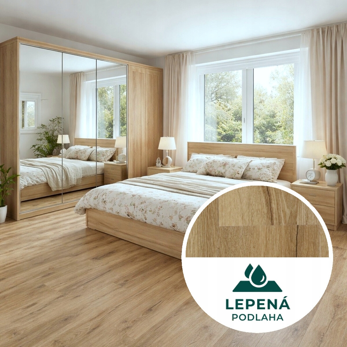 Lepená podlaha Vinylová podlaha lepená Canadian Design Canmore Dry Back