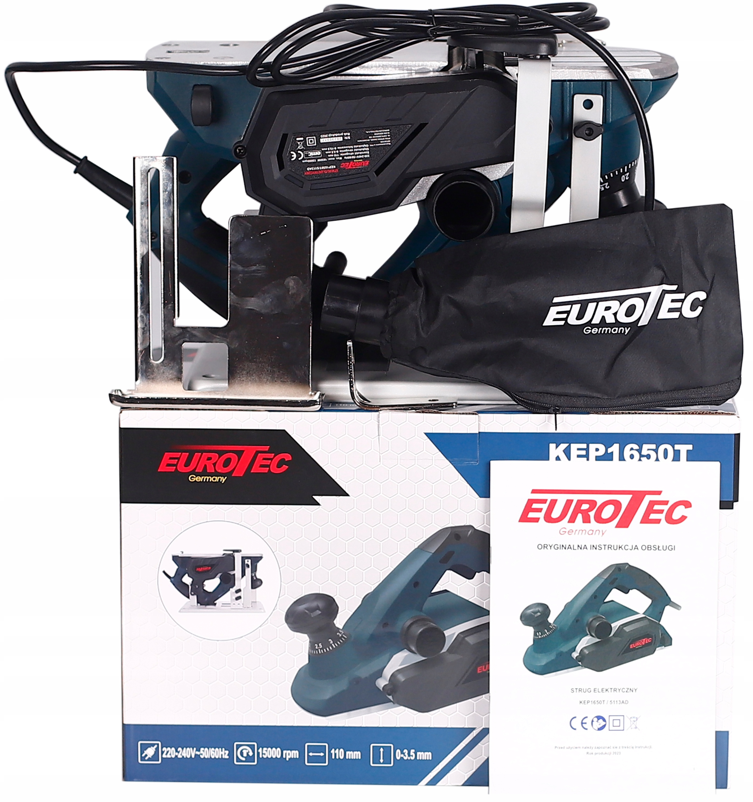 STRUG ELEKTRYCZNY HEBEL DO DREWNA HEBLARKA STRUGARKA STOLARSKI STOŁOWY + Marka EuroTec