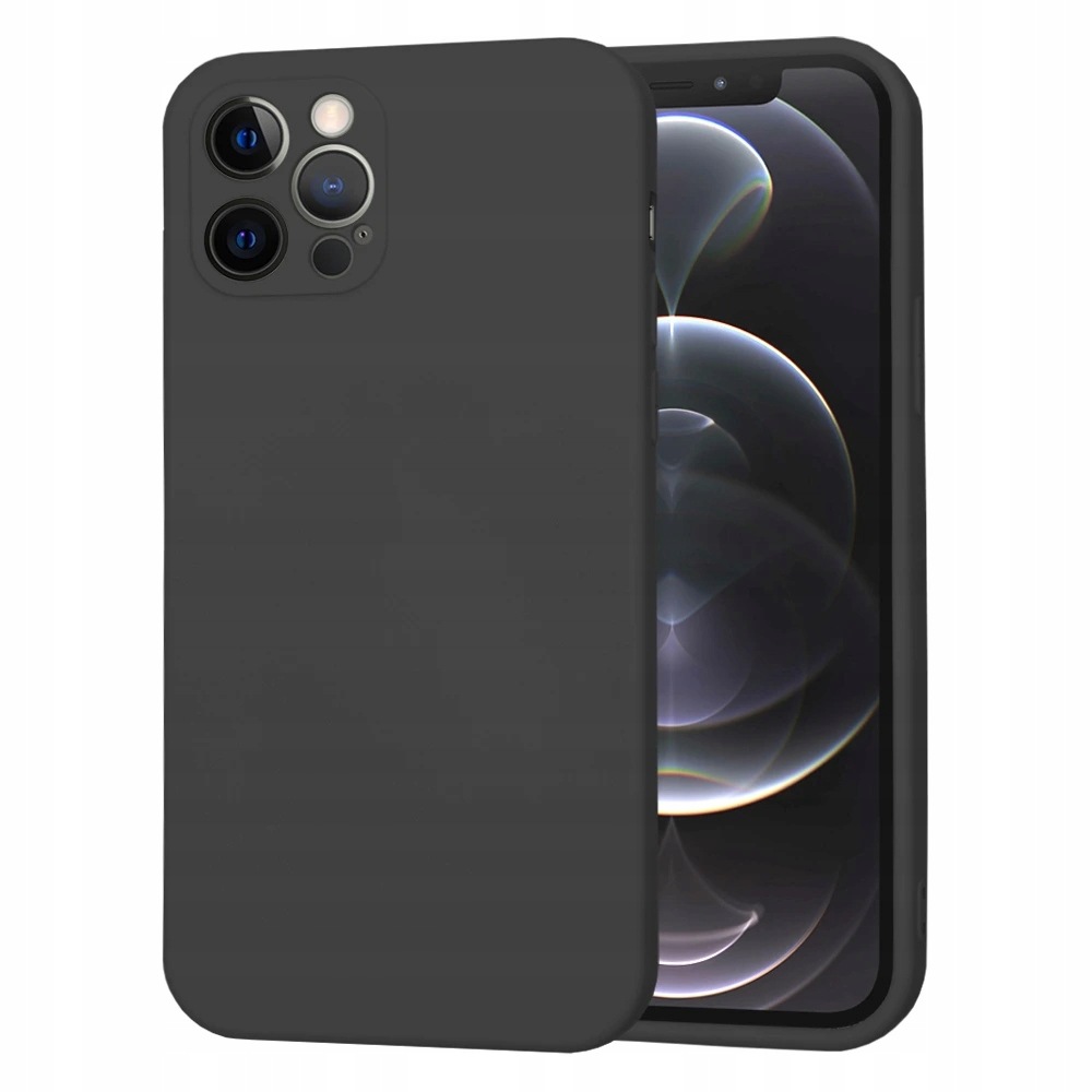 Techsuit SoftFlex etui na iPhone 12 Pro – czarne