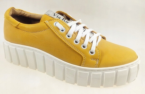 Olivia Shoes 3298 polobotka žlutá vel 36