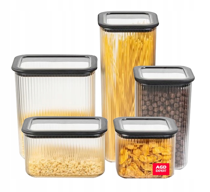 Sada Pěti Kuchyňských Nádob Na Sypké Produkty Branq Neroli