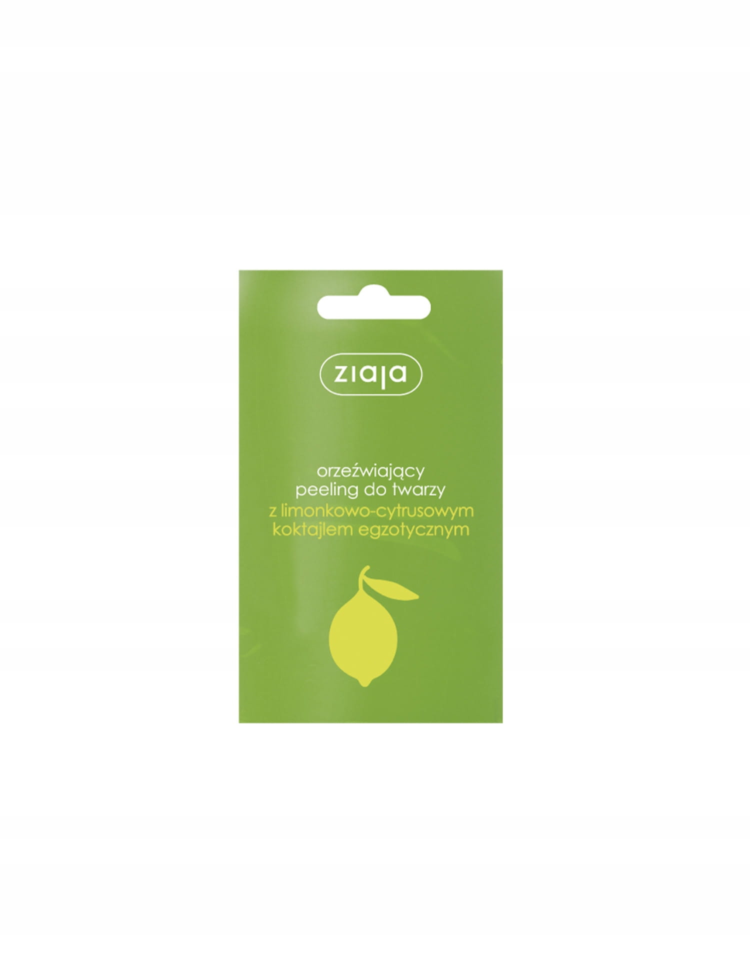 Ziaja peeling do twarzy 7ml limonkowo cytrusowy
