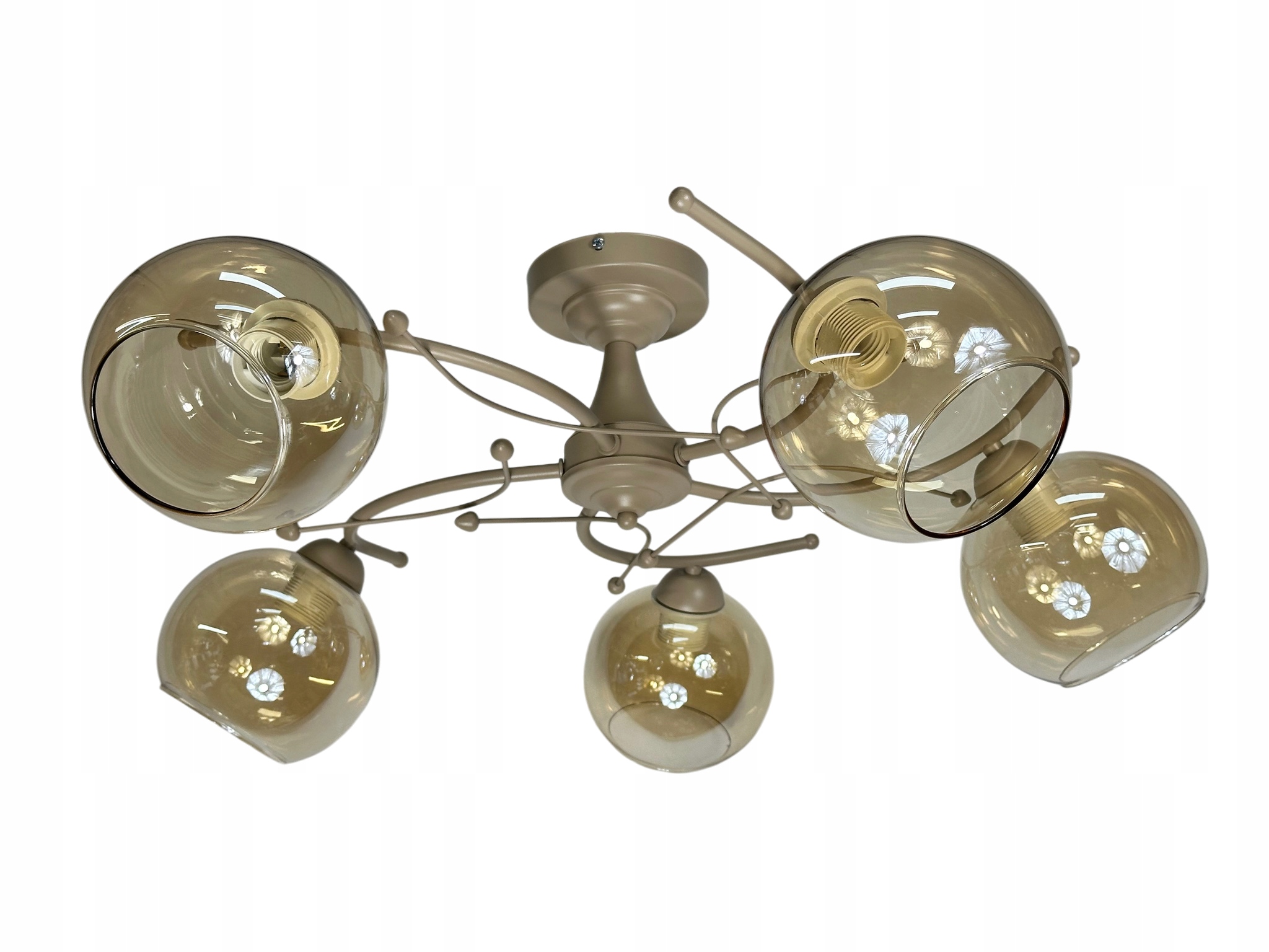 Euro-Lamp Stropná lampa Eliza 5 Kašmír Klosz Medová guľa Výrobca