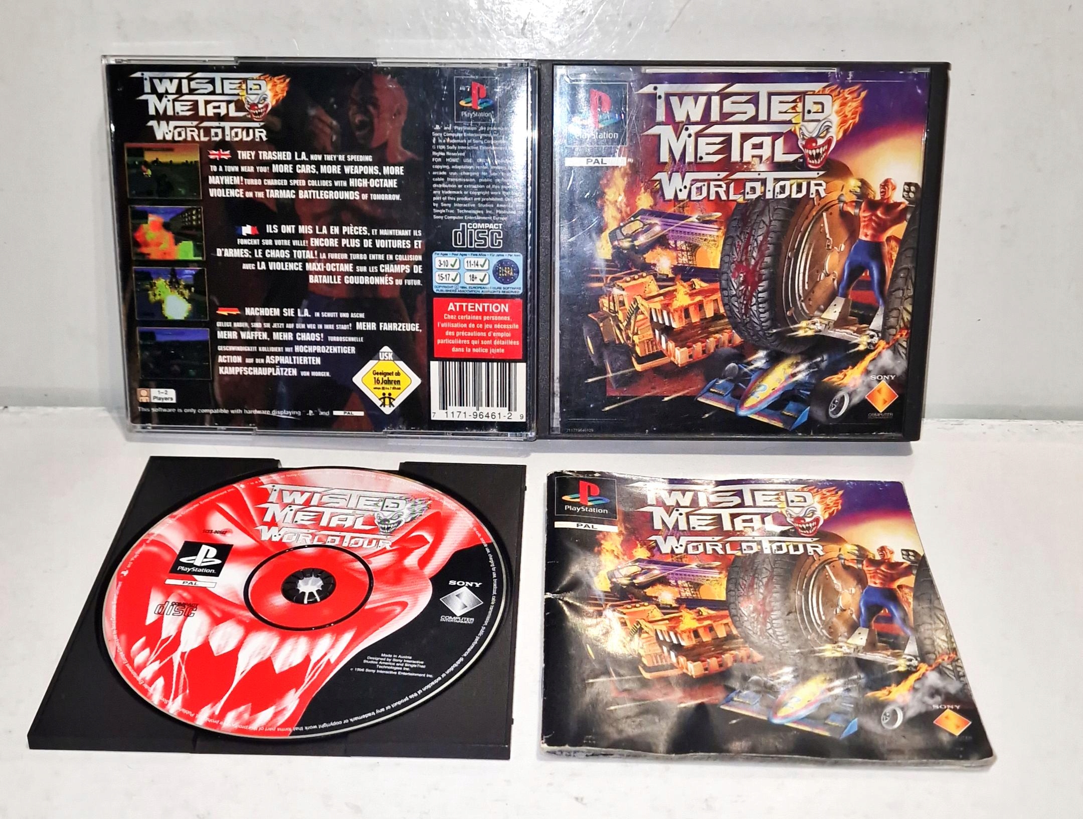 Gra Twisted Metal: World Tour PSX 3XA CZYTAJ OPIS !!!