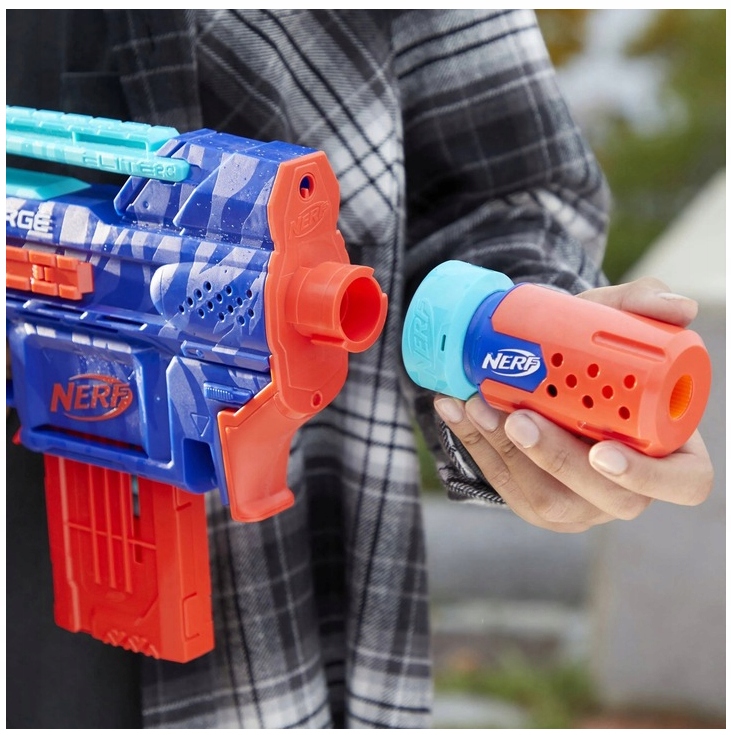 PISTOLET NERF ELITE 2.0 Automatyczny STORMCHARGE 4W1 20 STRZAŁEK Marka NERF