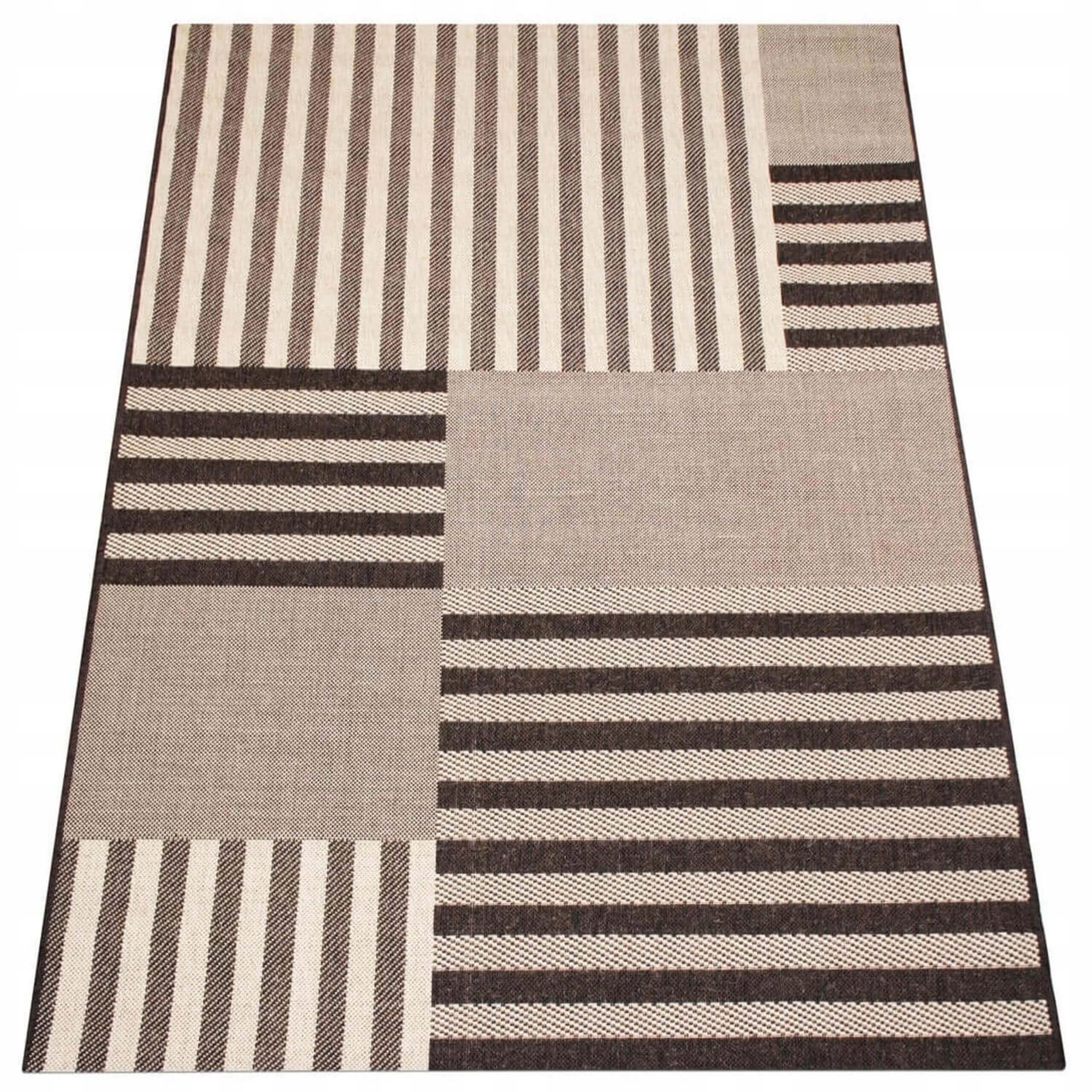 Vonkajší Terasový Koberec 140X190 Vodotesný Záhradný Na Terasu, Balkón, Rohož