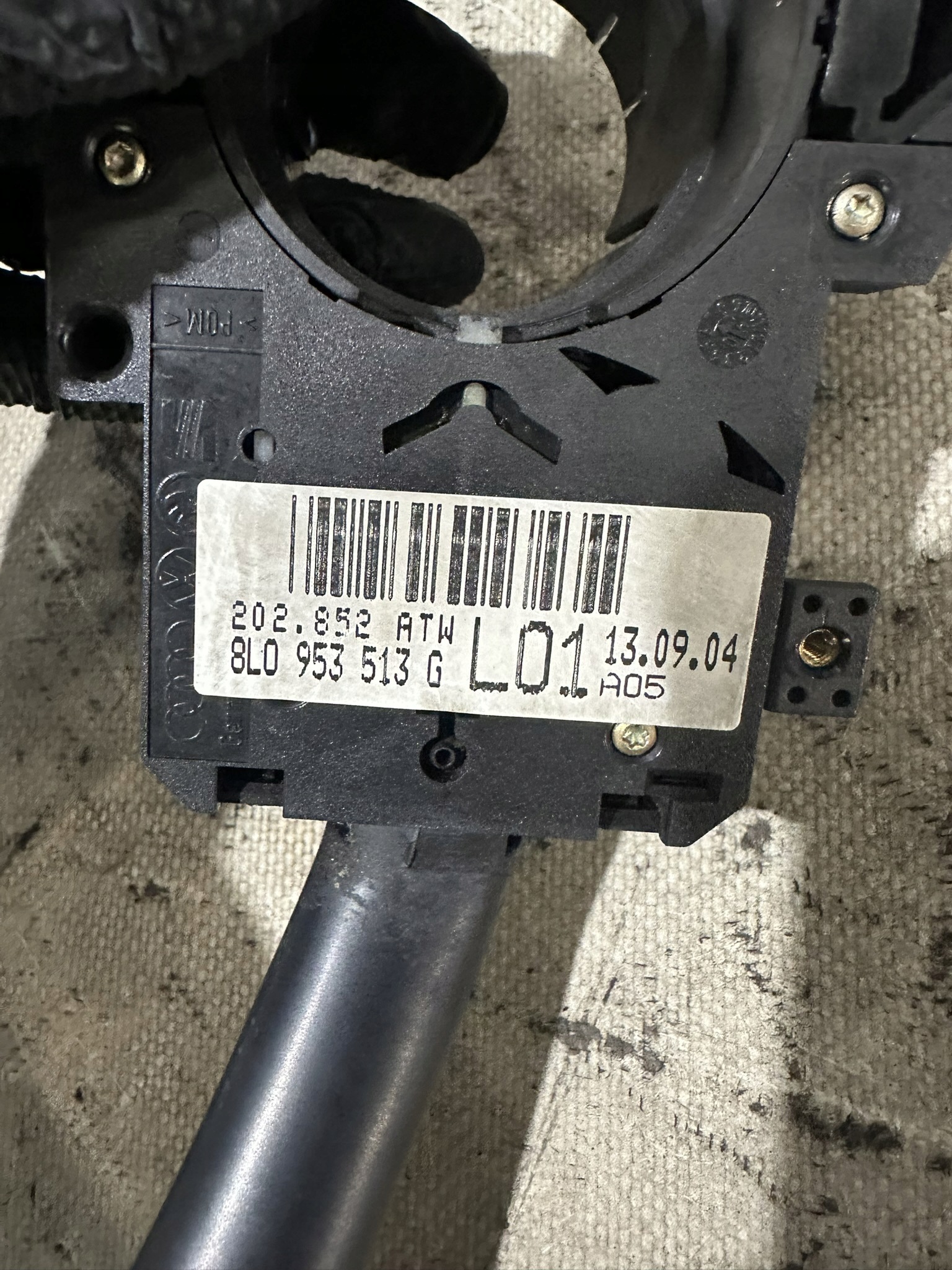 DEVIO LUCI TERGICRISTALLO TERGI VOLKSWAGEN VW SHARAN e FL 8L0953513G