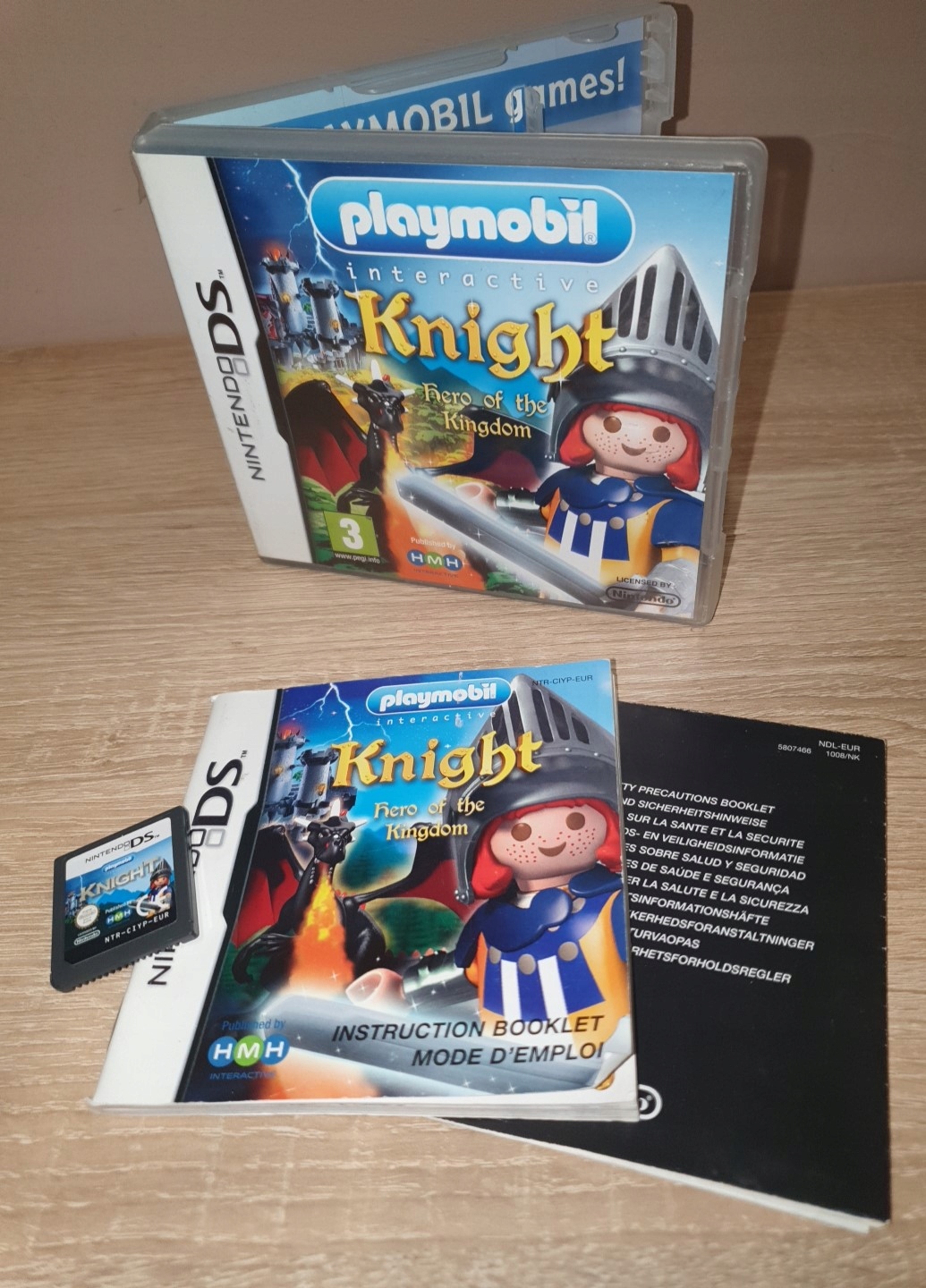 PLAYMOBIL KNIGHT HERO OF THE KINGDOM - NINTENDO DS - KOMPLET