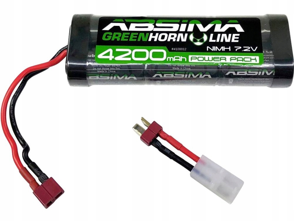 Akumulátor NiMH 7,2V 4200mAh (T-Plug TAM-Plug) Absima 4100012