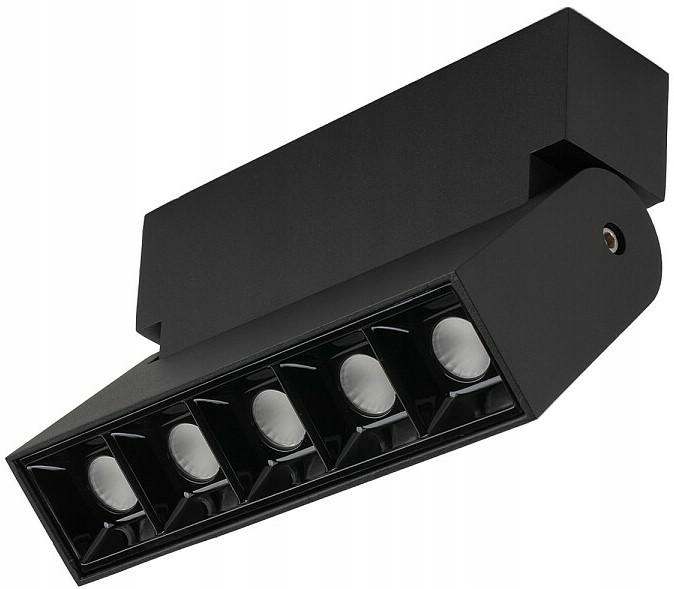 Nástenná lampa Focus čierna 10W Led 3000K Stropný reflektor do izby