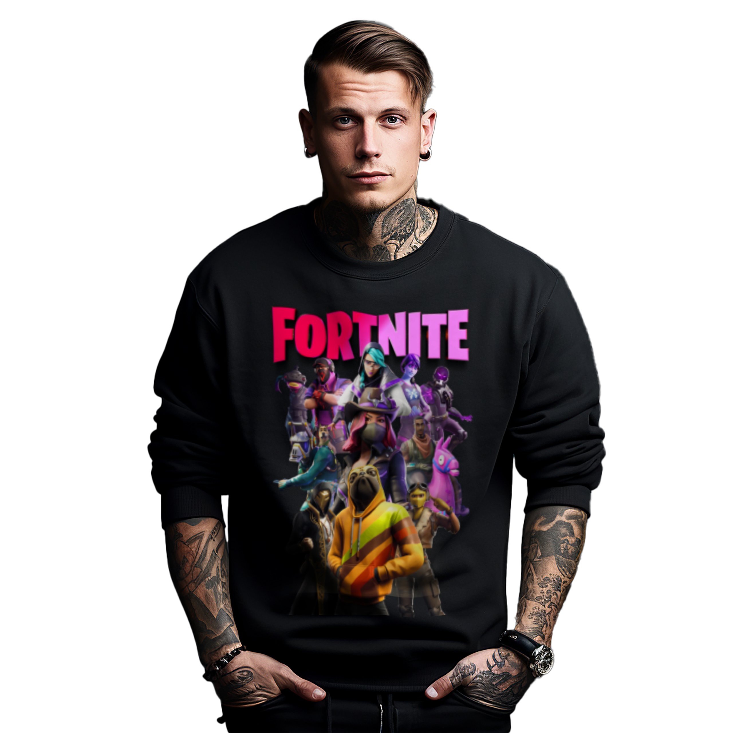 Mikina s potiskem Anime Fortnite