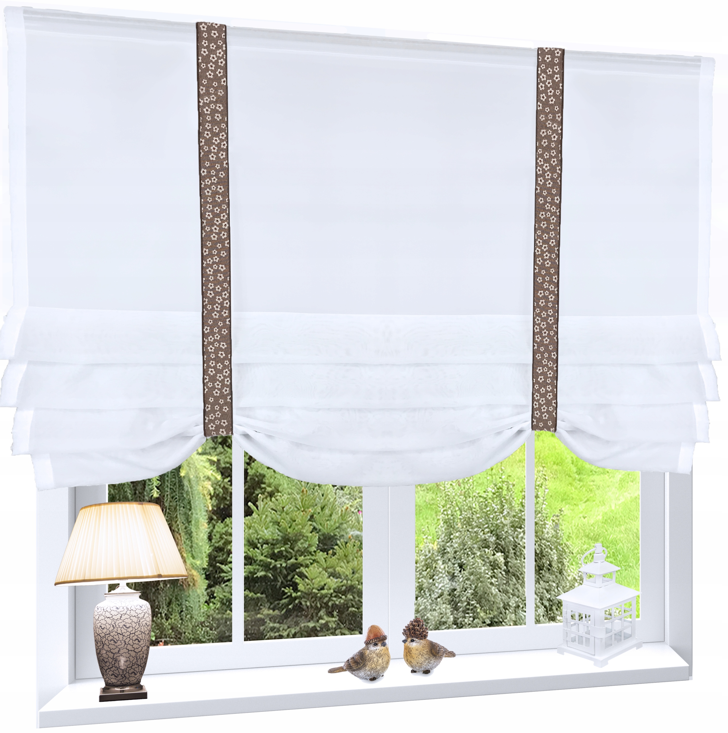 FIRANY GOTOWE ROLETY PANELE KUCHNIA POKÓJ 160x80 Rodzaj Firana pojedyncza