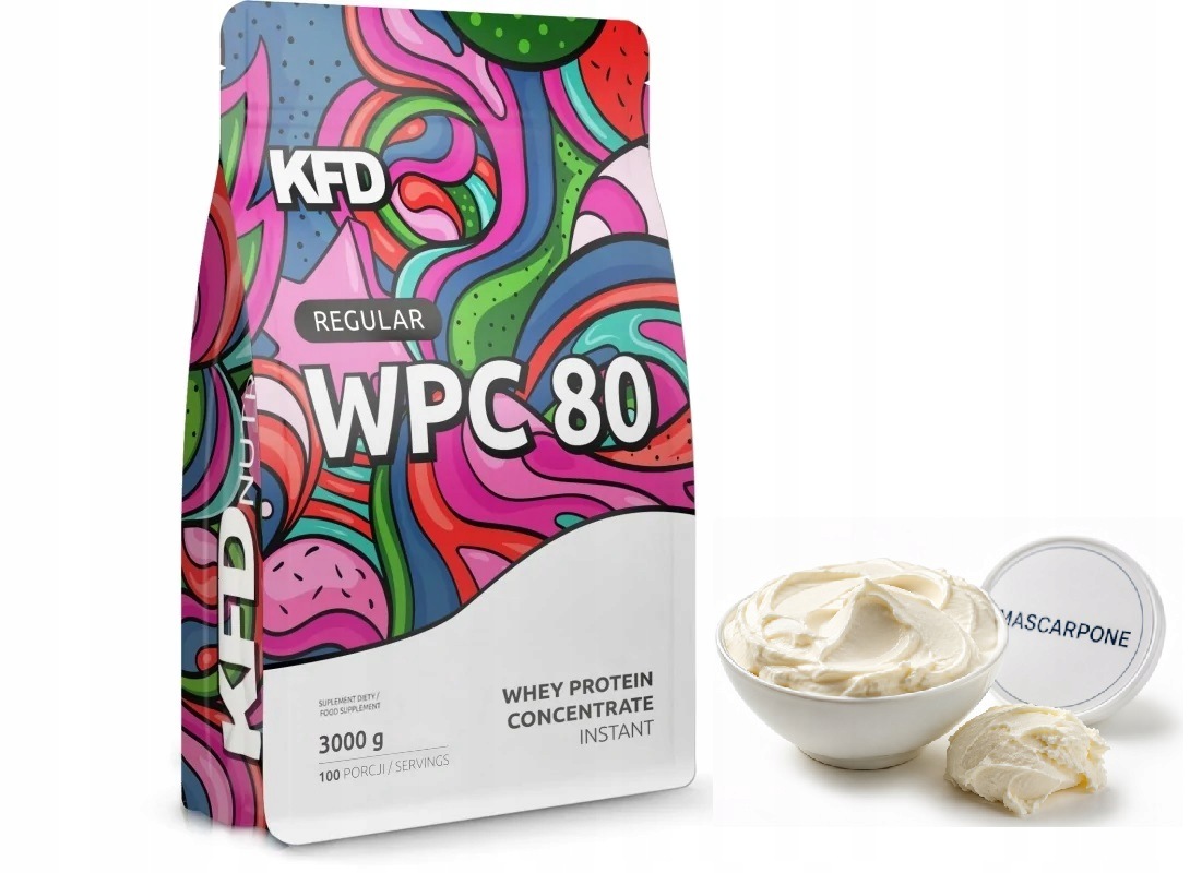 Protein syrovátkový koncentrát Wpc Kfd 3000 g Mascarpone