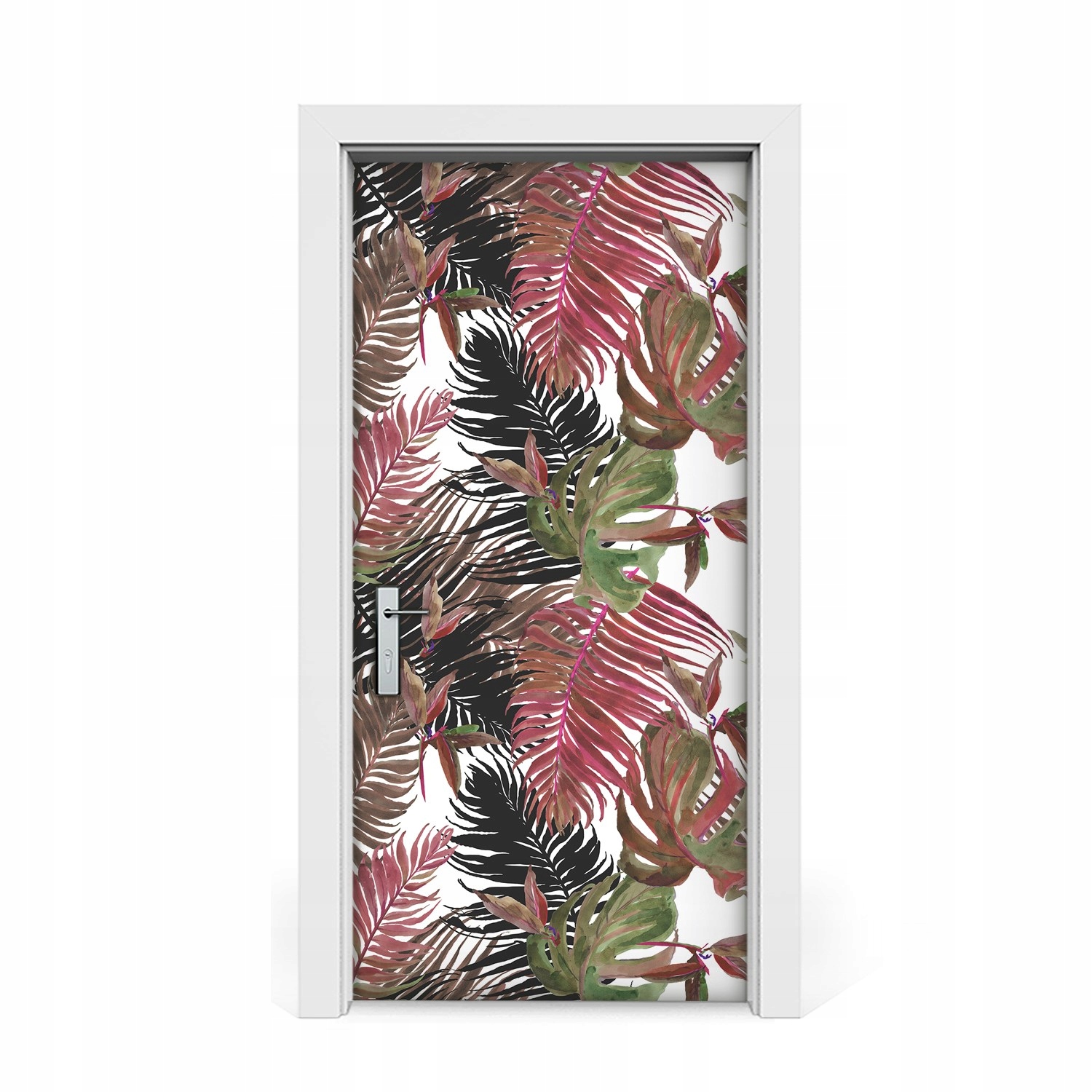

Naklejka na drzwi okleina Monstera 95x205