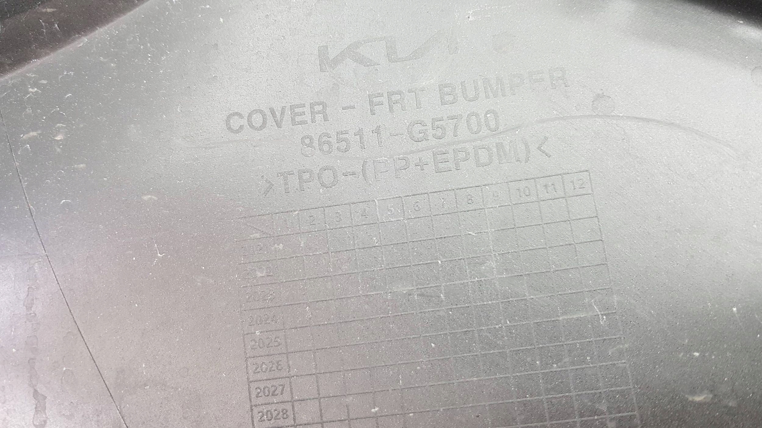 KIA NIRO LIFT 2019 - bumper front 86511-G5700