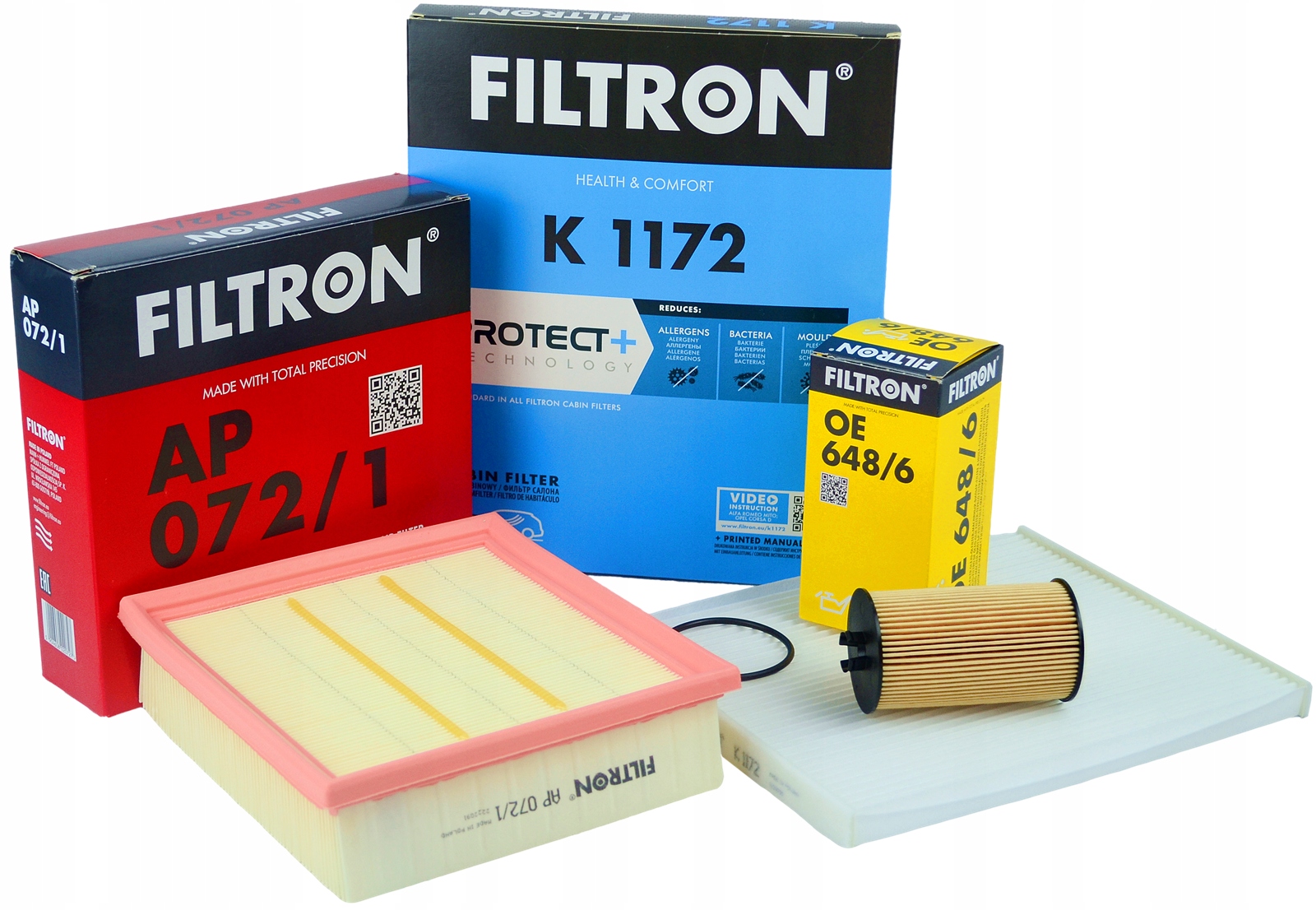 FILTRON ZESTAW FILTRÓW OPEL CORSA D E 1.2 1.4 1.6