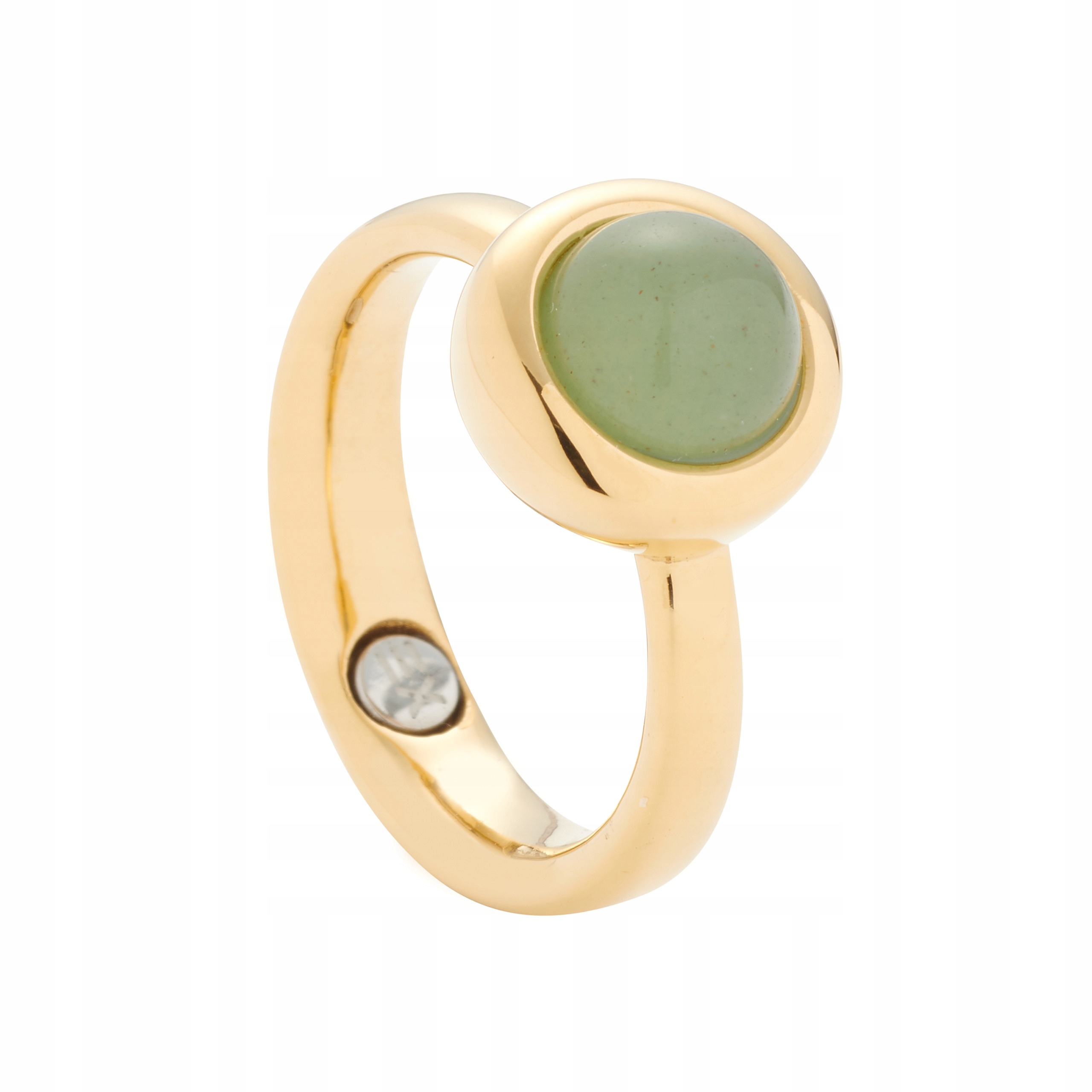 Zlatý Prstýnek Aventurín Ocel Chirurgická pro ženy