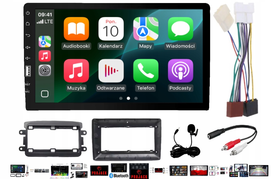 Rádio Dacia Sandero 2012-2022 Android-auto Carplay Usb MP3 Bluetooth