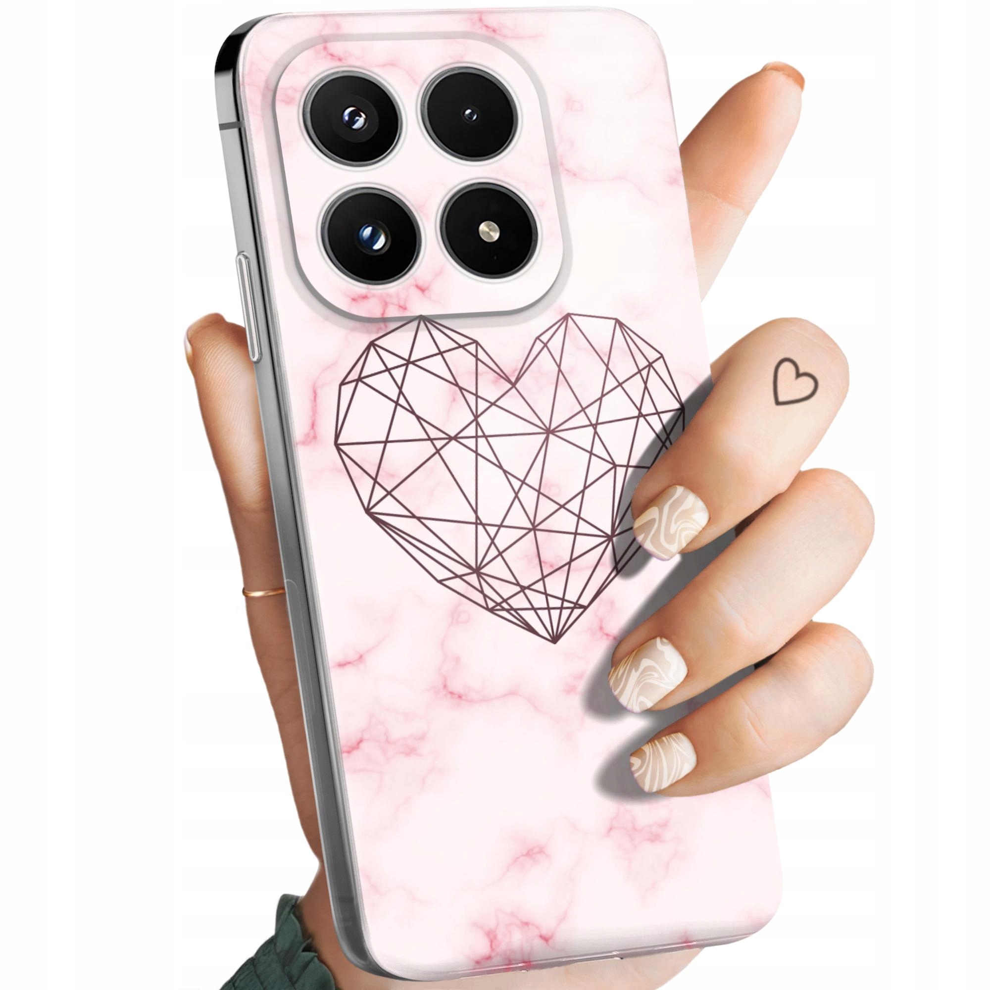 Etui Do Xiaomi 17 Serce Serduszka Miłość Obudowa Pokrowiec Case
