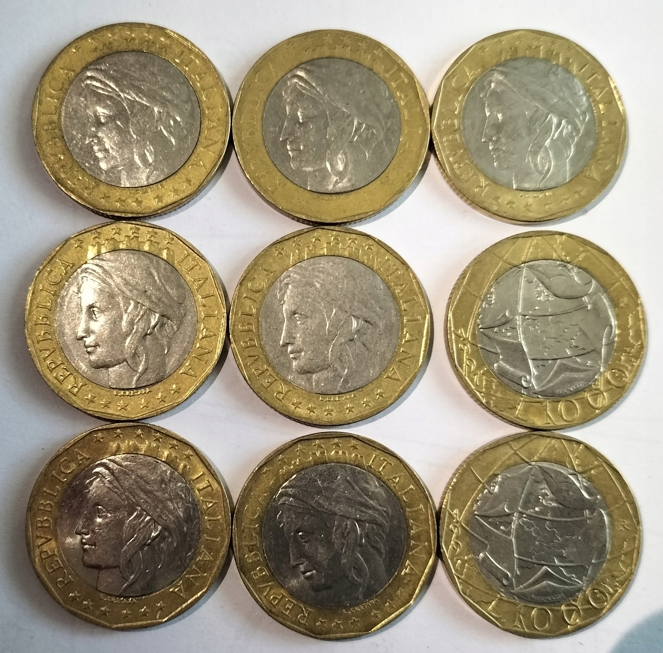 moneta Włochy 1000 lir