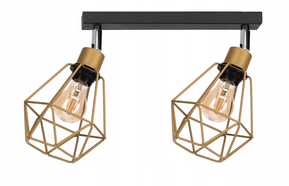 

Lampa Sufitowa Kinkiet Gold Diamond 2 Przeguby