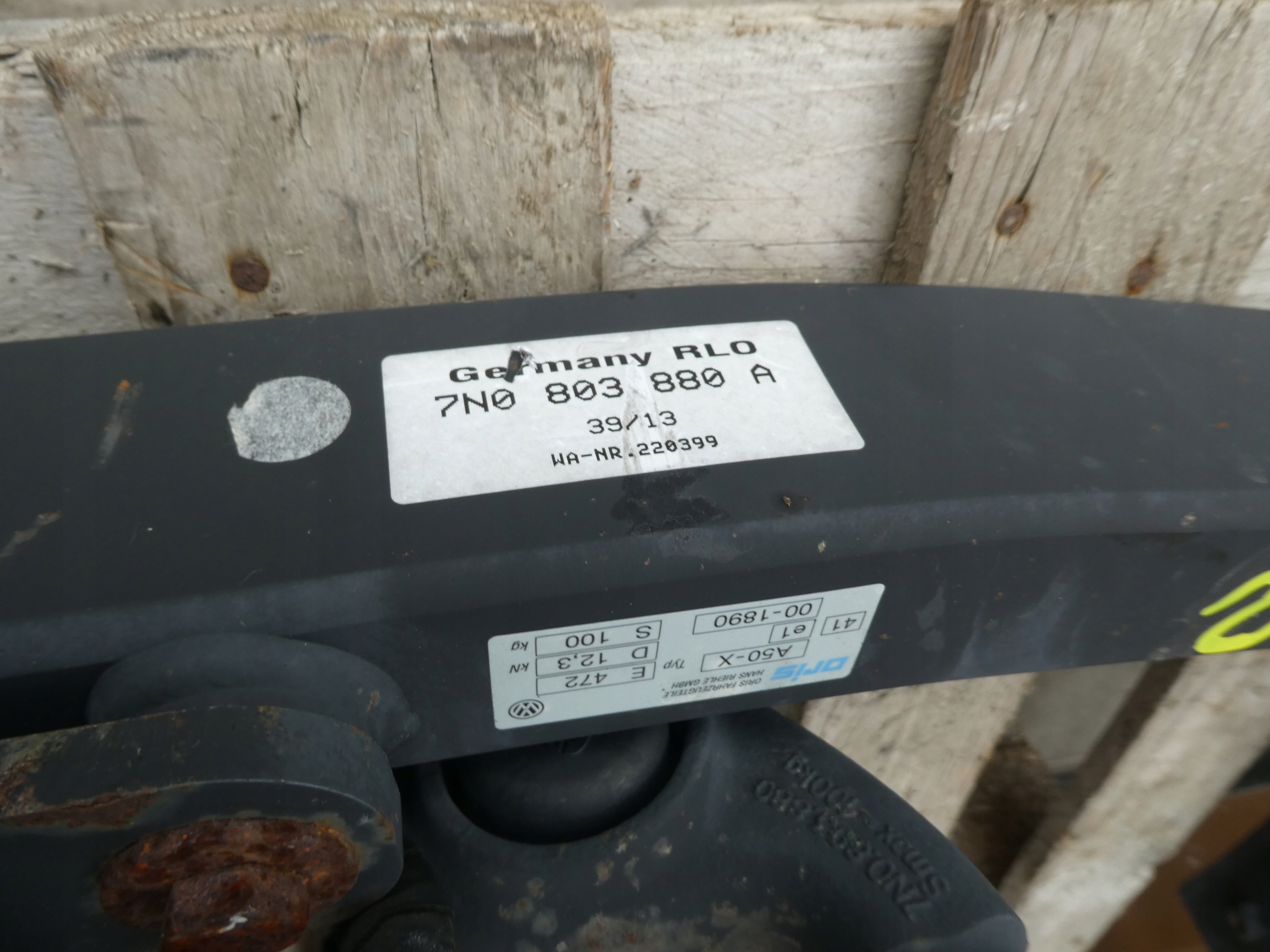 tow sider VW SHARAN SEAT ALHAMBRA 7N0803880A