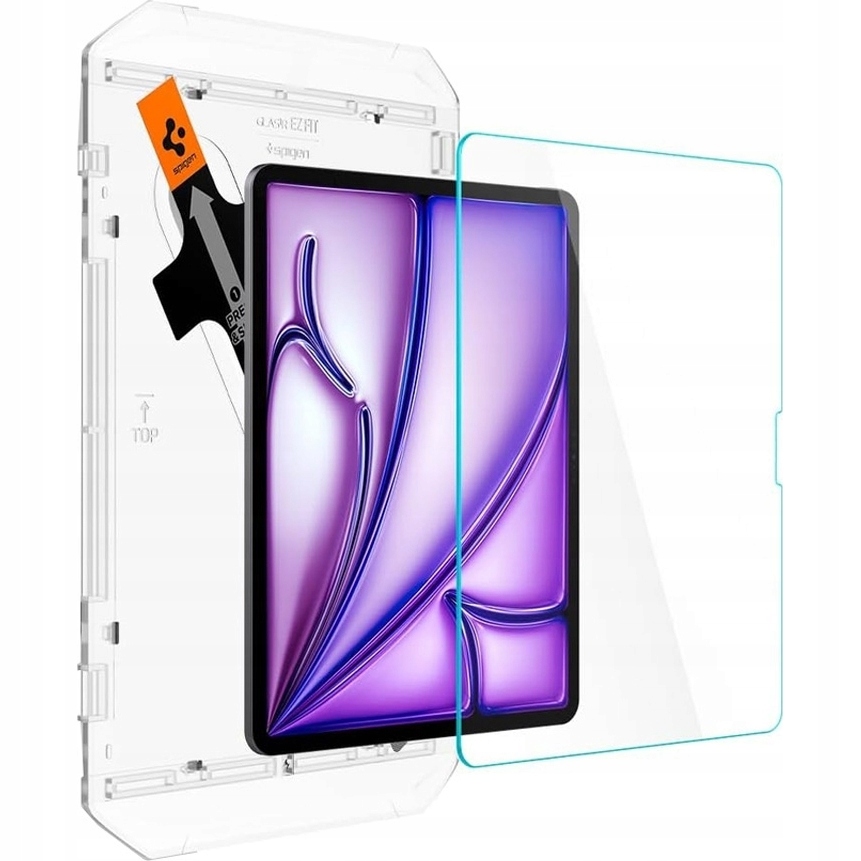 Tvrzené sklo 9H Spigen pro iPad Air 13" M4/M3/M2 pro pouzdro s aplikátorem