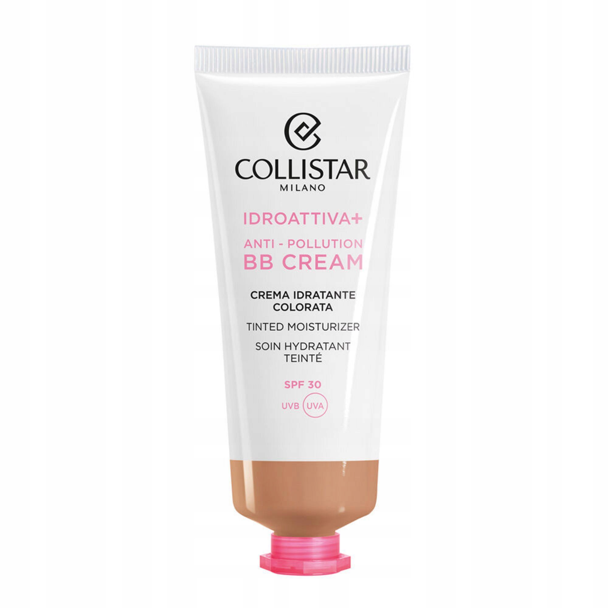 Collistar, Idro-Attiva+, Bb krém proti znečištění, odstín 3 Deep, Spf 30, 50 ml