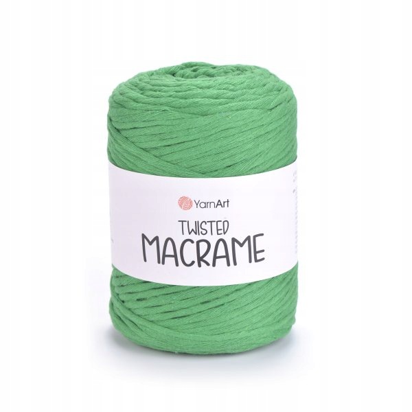 YarnArt Twisted Macrame 759 zelená šňůra makramé sada 2 x 500 g 210 m
