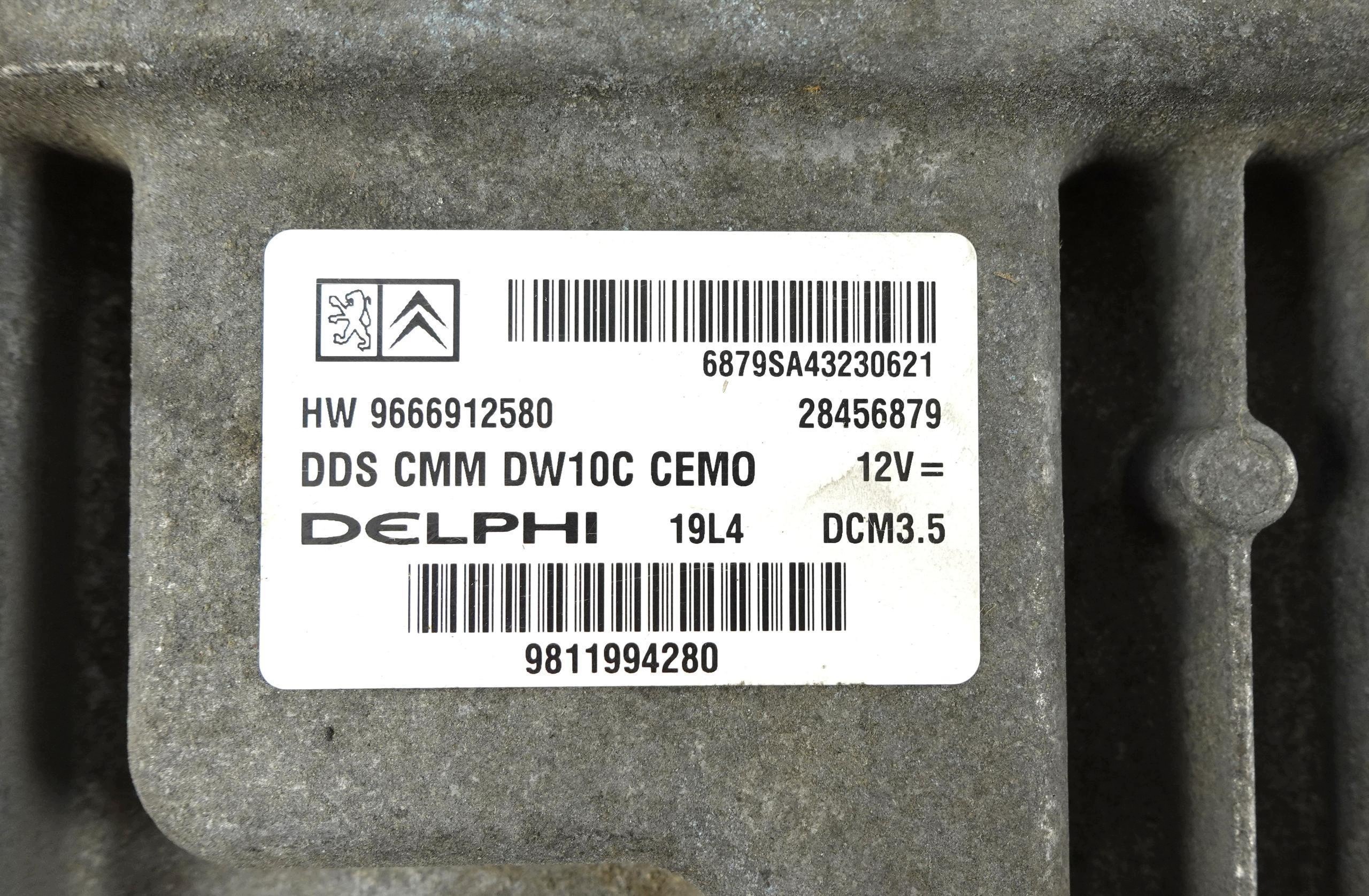 computer motore TOYOTA PROACE e 2.0 D4D 9811994280 9666912580 28456879