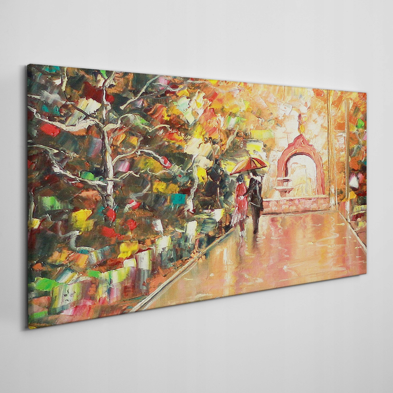 

Obraz na płótnie Malarstwo para drzewa 100x50 cm