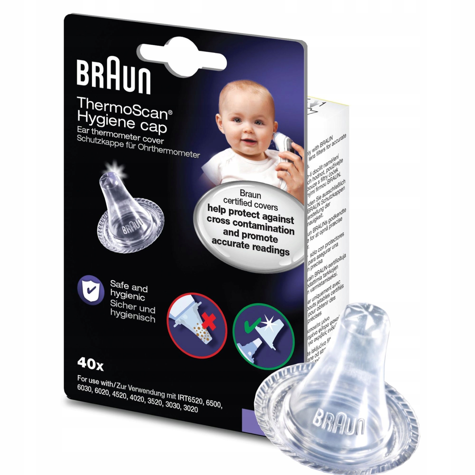 

Braun Thermoscan Kapturki do termometru LF40 40szt