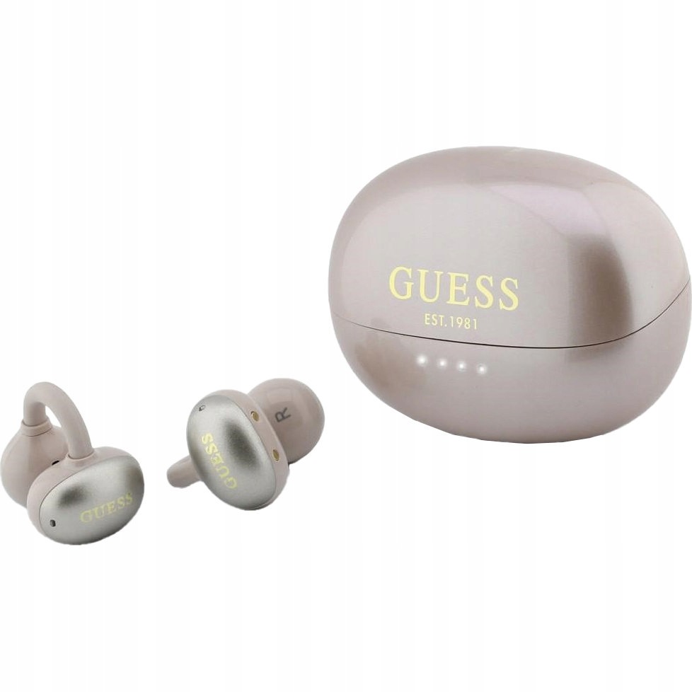 Bezdrátová sluchátka do uší, otevřená, Guess, Bluetooth 6.0, módní, silná