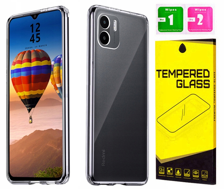 

Etui Silikon Do Xiaomi Redmi A1 Szkło 9H