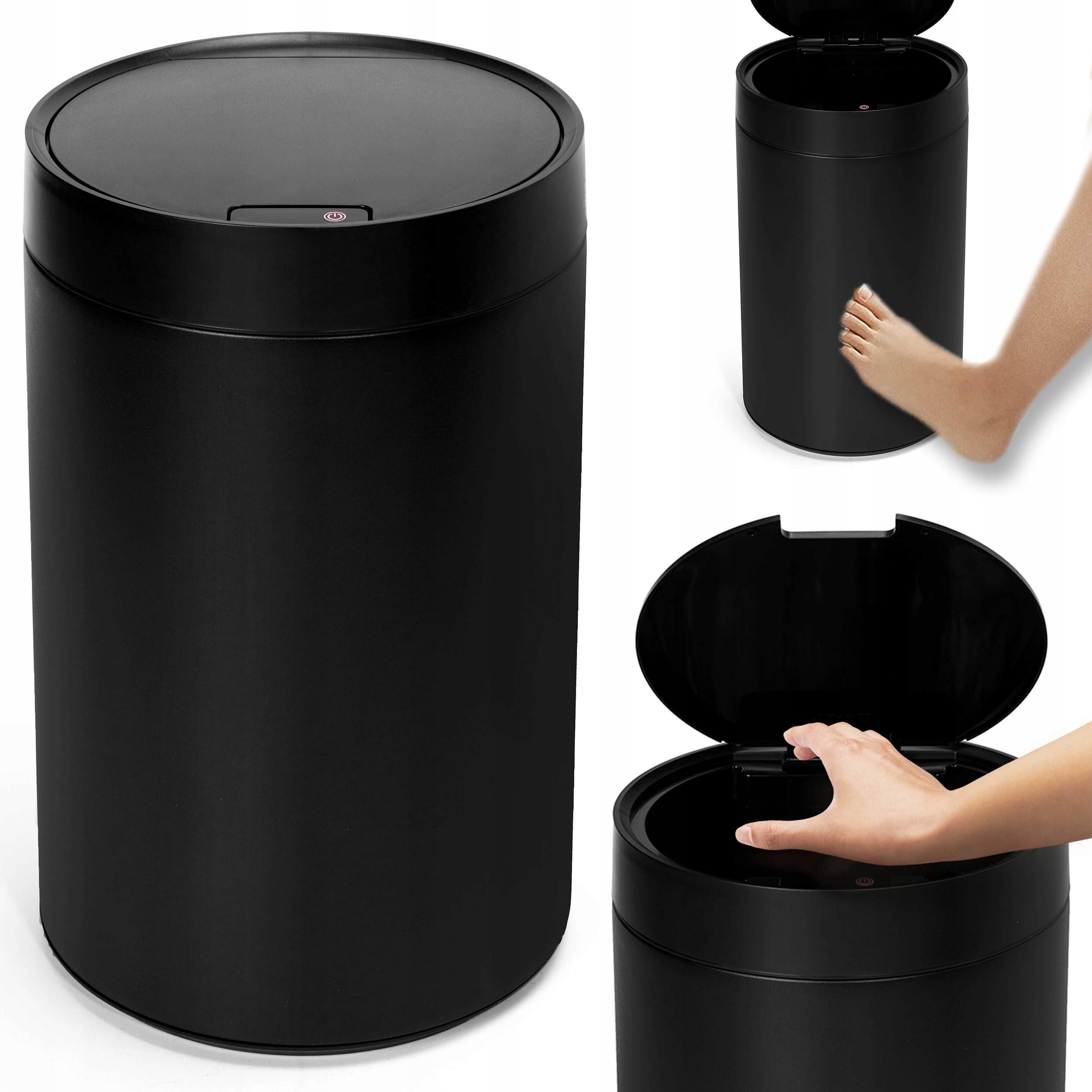 Odpadkový Koš Automatický Junk Černý