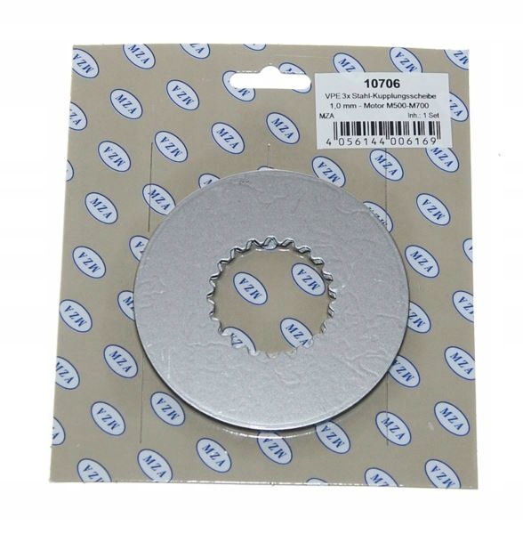 

Przekładki tarcz sprzęgła 1,0 mm Simson S51 Mza 3x