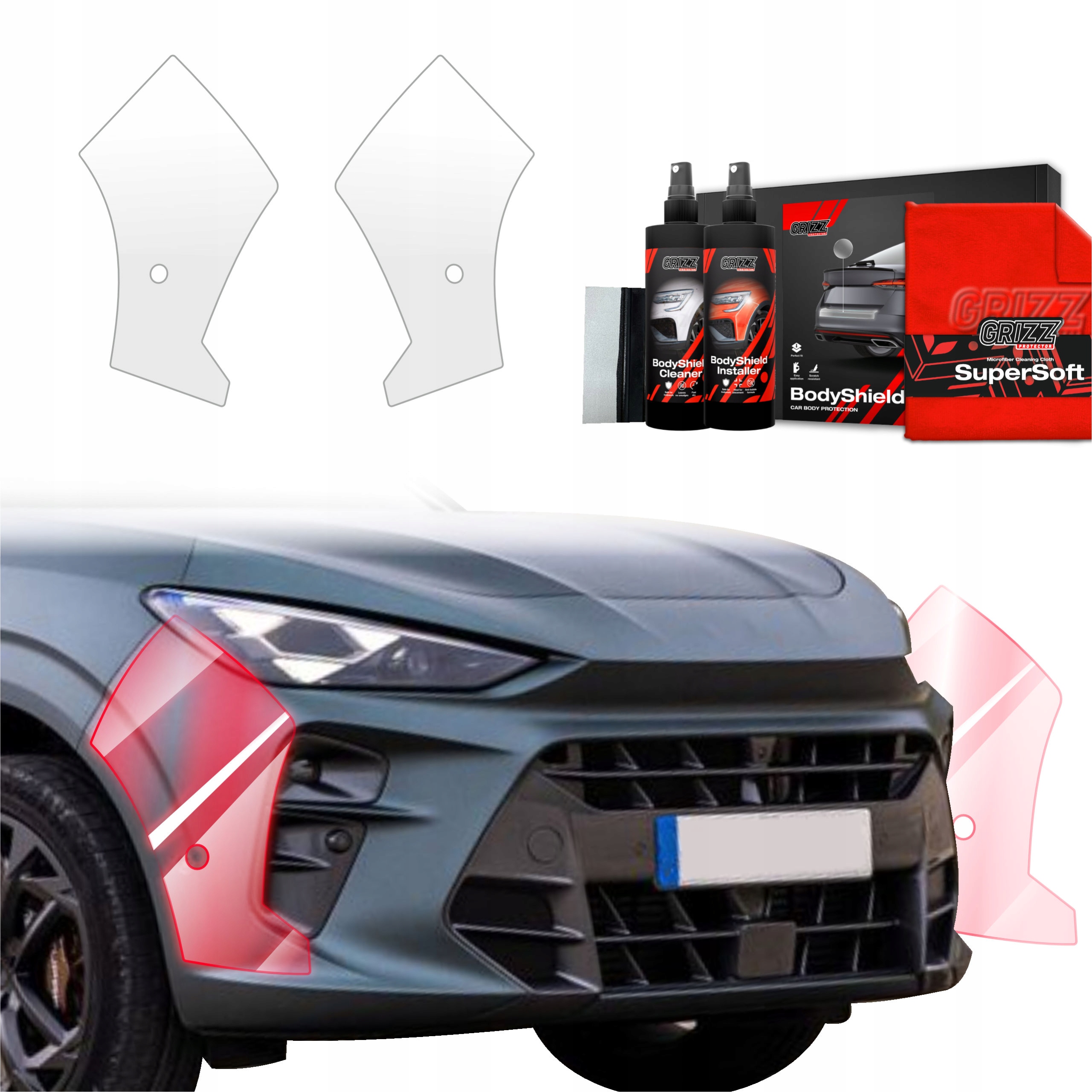 2v1 Fólie na nárazník Ppf pro Cupra Terramar (2024-2025) Grizz
