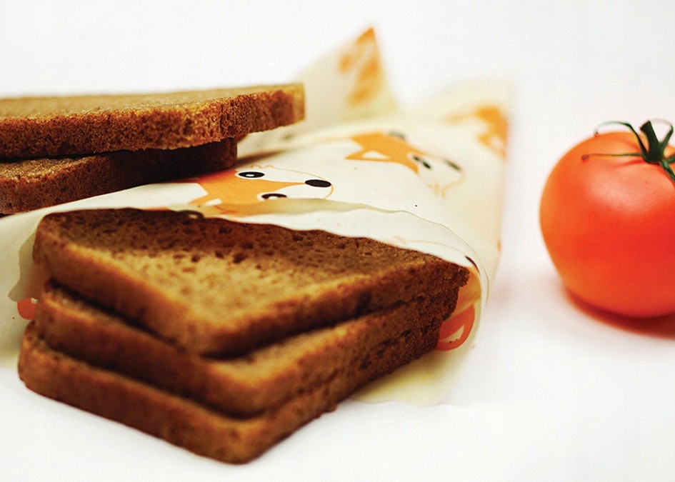 Woskowijka do przechowywania żywności, LIS RUDZIELEC, L (36x36cm), BeePack Kolor wielokolorowy