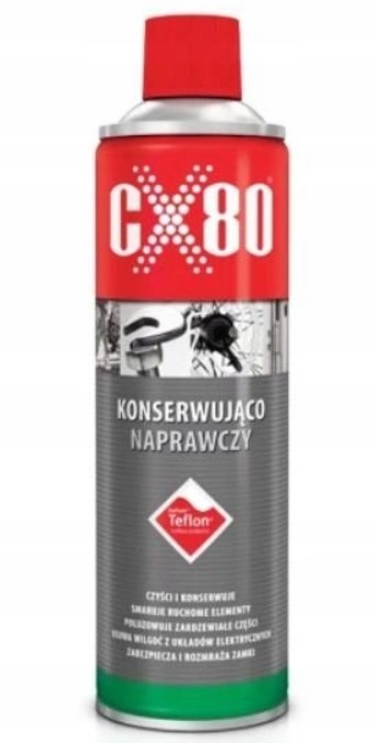 

CX-80 Konserwująco-naprawczy+teflon 500ML