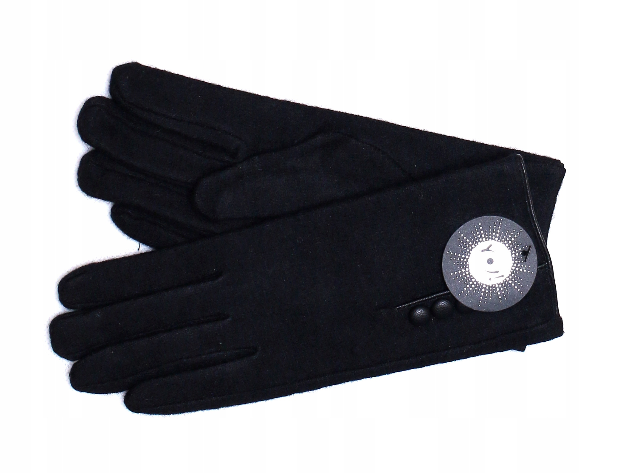 

Yo RS-036 wełniane rękawiczki z guziczkami 24cm